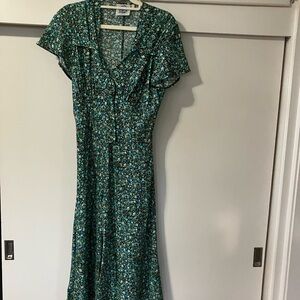 Ditsy floral 1940s swing Dress